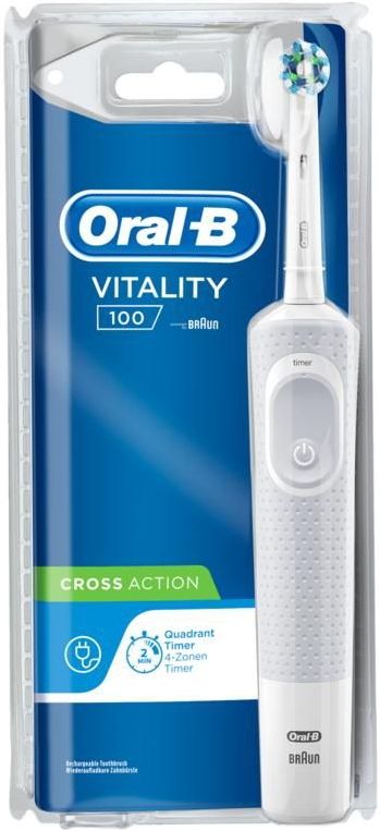Oral-B Vitality 100 White CrossAction - Elektrische Tandenborstel