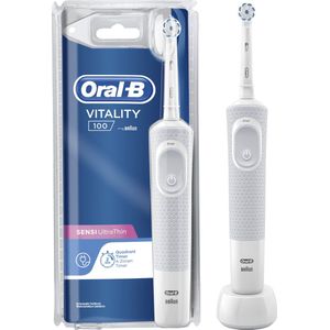 Oral-B 610519 Vitality 100 Sensi Ultrathin Elektrische tandenborstel, oplaadbaar, 1 stuk