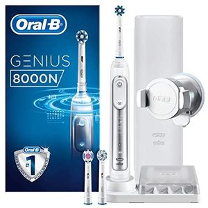 Oral-B Genius 8000N Silver Elektrische Tandenborstel Powered By Braun