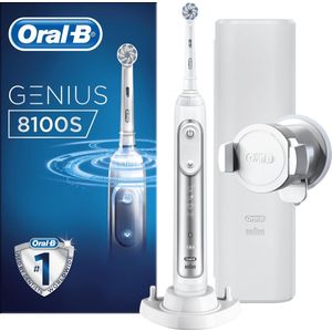 Oral-B Genius 8100S - Elektrische Tandenborstel - Zilver