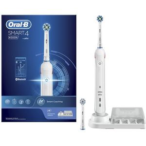 Oral-B - Smart 4 4000N - Elektrische Tandenborstel - Wit - Kunststof