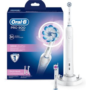 Oral-B Pro 900 Sensi UltraThin Elektrische tandenborstel Wit