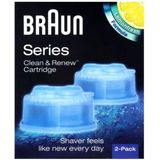 Braun Clean & Renew - 2 stuks - Reinigingsvloeistof Scheerapparaat
