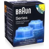 Braun Clean & Renew - 2 stuks - Reinigingsvloeistof Scheerapparaat