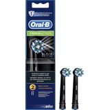 Oral-B CrossAction Zwart Opzetborstels - 2 Stuks