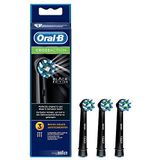 Oral-B Cross Action Black Edition Opzetborstels - 3 Stuks