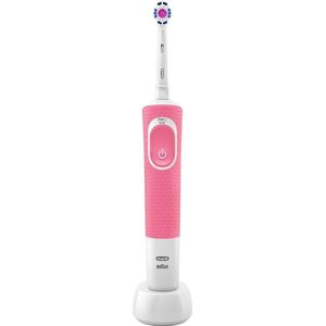Braun ORAL-B Vitality 100 3D wit elektrische tandenborstel Roze