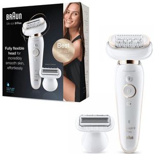 Braun Silk-épil 9 81688635 epilator 40 pincetten Wit, Goud