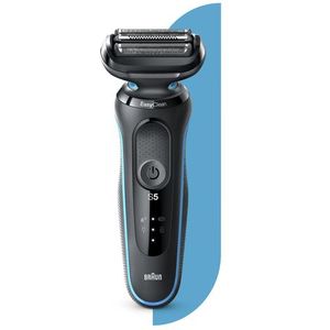 Braun - Series 5 50-M1000s - Elektrisch Scheerapparaat - Zwart/Blauw - Lithium-Ion Batterij