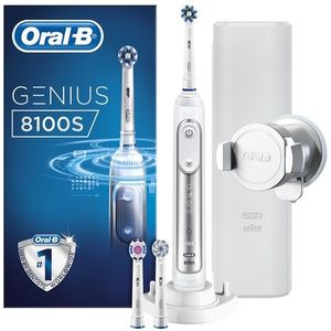 Oral-B Genius 8100S - Elektrische Tandenborstel - Zilver