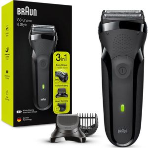 Braun Series 3 300BT Zwart - Elektrisch Scheerapparaat Mannen - Shave & Style