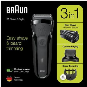 Braun - Series 3 300BT - Elektrisch Scheerapparaat - Zwart - 3-in-1