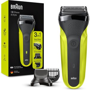 Braun Series 3 300BT Zwart/Groen