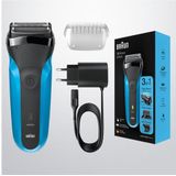 Braun - Series 3 - Scheerapparaat - Wit - Kunststof - Inclusief Precisiebaardtrimmer