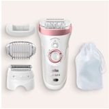 Braun Silk-épil 9 9-720 Wit/Roségoud - Epilator