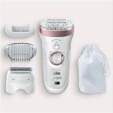 Braun Silk-épil 9 9-720 Wit/Roségoud - Epilator