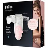 Braun Silk-épil 5 5-620 - Epilator - Wit/Roze