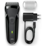 Braun - Series 3 - Elektrisch Scheerapparaat - Zwart - Oplaadbaar