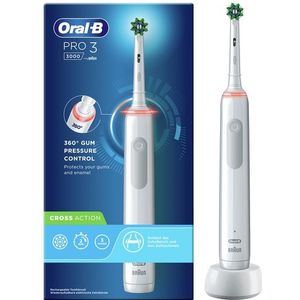 Oral-B PRO 80332091 elektrische tandenborstel Volwassene Grijs, Wit