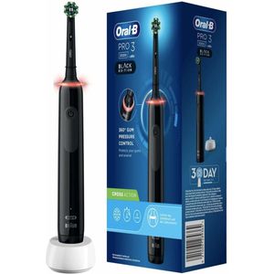 Oral-B Pro 3 3000 - Zwart - Elektrische Tandenborstel - Ontworpen Door Braun - Black Edition