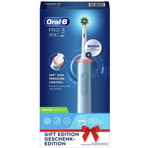 Oral-B Pro 3 3770 - Elektrische Tandenborstel - Blauw