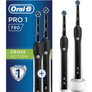Oral-B Pro 1 790 CrossAction Zwart + extra body