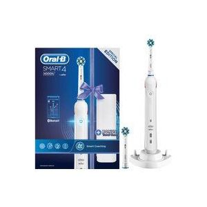 Oral B Smart 4 4000N Rechargeable Electric Toothbrush - White