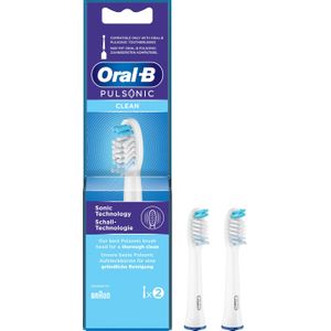 Oral-B Pulsonic SR32-4 - Opzetborstels - 2 Stuks - Wit