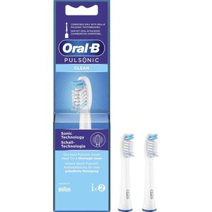 Oral-B Pulsonic Clean Opzetborstels Voor Sonic Tandenborstels, Verpakking Van 2 Stuks
