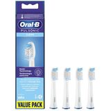 Oral B - Pulsonic Clean - Opzetborstels - 4 Stuks