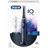 Oral-B iO 8 - oplaadbare elektrische tandenborstel powered by Braun, 1 zwart handvat met magnetische technologie, kleurendisplay, 1 opzetborstel, 1 reisetui