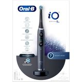 Oral-B iO 9 Elektrische tandenborstel met revolutionaire magneettechnologie en microvibratie, 7 reinigingsprogramma's, 3D-analyse, kleurendisplay en reisetui, onyx zwart