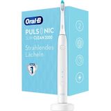 Oral-B Pulsonic Slim Clean 2000 Elektrische Sonische Tandenborstel, Oplaadbaar, Powered By Braun, 1 Wit Handvat, 1 Opzetborstel