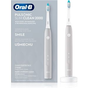 Oral B Pulsonic Slim Clean 2000 Grey Sonische Tandenborstel