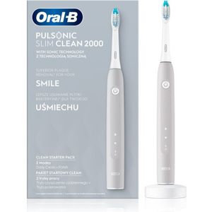 Oral-B Pulsonic Slim Clean 2000 Volwassene Sonische tandenborstel Grijs