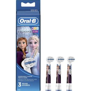 Oral-B Kids Vervangende opzetborstels voor elektrische tandenborstel met Disney Frozen 2 figuren, 3 stuks, speciaal voor kinderen vanaf 3 jaar