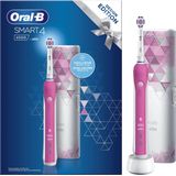 Oral-B Smart 4 45 Oral B Cross Action, elektrische tandenborstel, 3 borstelmodi, bluetooth, 1 kop, lithium-batterij, cadeau-idee, Special Edition, wit/zwart