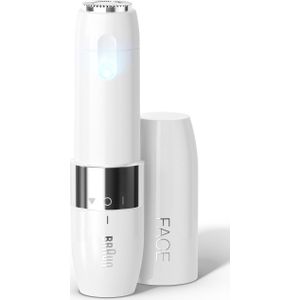 Braun Face FS1000 Mini Onthaarder, Elektrische Gezichtsontharing Voor Vrouwen, Wit