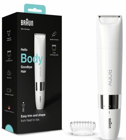 Braun - Mini Body Trimmer - Ontharingsapparaat - Compact