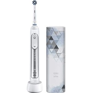 Oral-B Braun Genius 8500 Elektrische Tandenborstel, Zilverkleurig