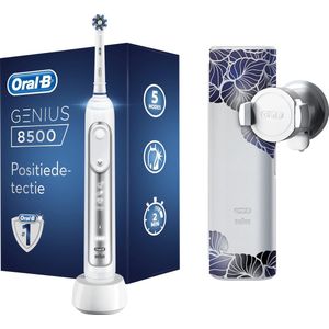 Oral-B Genius 8500  - Elektrische Tandenborstel - Zilver - Met Reisetui