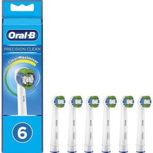 Oral-B Precision Clean Opzetborstels - CleanMaximiser - 6 Stuk(s) - Wit