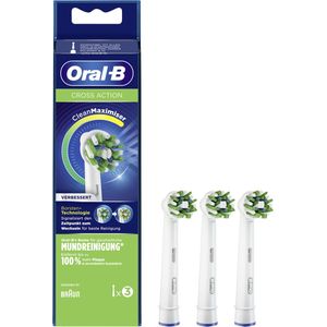 Oral-B CrossAction Opzetborstels Met CleanMaximiser-technologie, Verpakking Van 3 Stuks