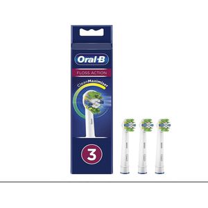 Oral-B FlossAction - Met CleanMaximiser-technologie - Opzetborstels - 3 Stuks