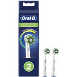 Oral-B CrossAction Clean Maximiser Brush Heads 2 stuk(s) Wit