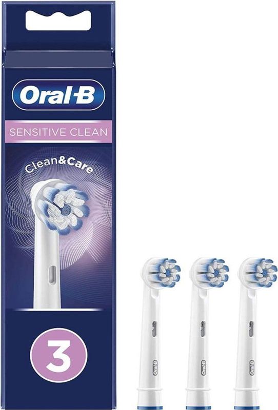 Oral-B Sensitive Clean Opzetborstels - 3 stuks - CleanMaximiser