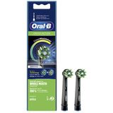 Oral-B CrossAction - Met CleanMaximiser-technologie - Opzetborstels - Zwart - 2 stuks