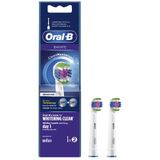 Oral-B 3D White Clean Maximiser Brush Heads 2 stuk(s) Wit