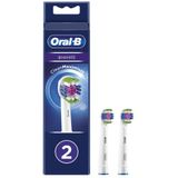 Oral-B 3D White Clean Maximiser Brush Heads 2 stuk(s) Wit
