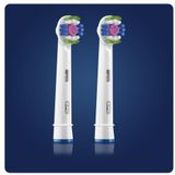 Oral-B 3D White Clean Maximiser Brush Heads 2 stuk(s) Wit